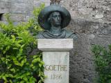 Goethe-Büste in Malcesine am Gardasee 