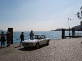 Oldtimer an der Uferpromenade von Gargnano am Gardasee
