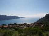 Tignale - Blick �ber den Ort auf den Gardasee