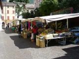 Wochenmarkt in Gargnano am Gardasee