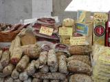 Auslage eines Marktstands in Gargnano am Gardasee